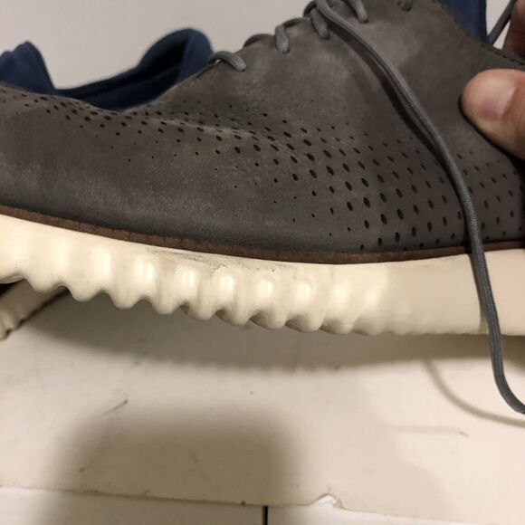 Cole Haan Men's 2.ZERØGRAND Lined Laser Wingtip Oxford Style C36944 Sz 10.5 Shoe - Picture 8 of 9